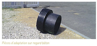 STRPEPP : Pièces d'adaptation sur regard béton